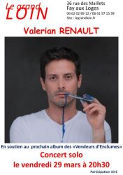 Concert solo « Valérian Renault » - TOUT COURT