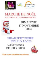 Marché de Noël à l'EHPAD