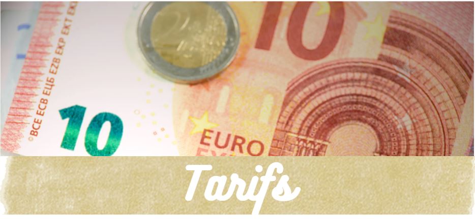 Tarifs logo site