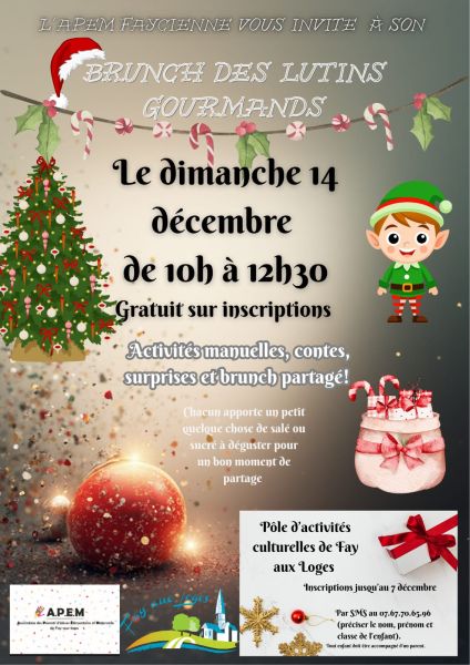 image de Brunch de Noël organisé par l'APEM