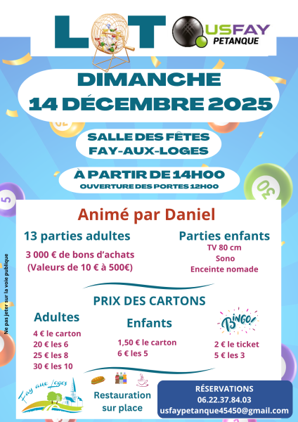 image de Loto de l'US Fay Pétanque