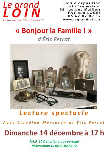 image de  Lecture spectacle - Bonjour la famille