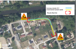 Travaux de renforcement du réseau pluvial rue du Moulin d’Avaux