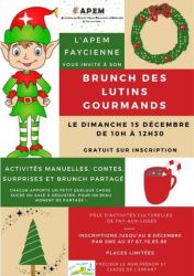 Brunch de Noël organisé par l'APEM