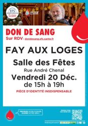 Don du sang - Décembre 2024